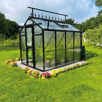 Gardenmeister tuinkas Prestige zwart 4mm glas
